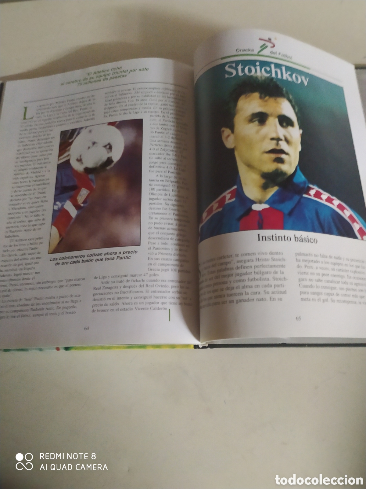 Coleccionismo deportivo: Libro de Estrellas del deporte. Cracks del f&uacute;tbol - Foto 7