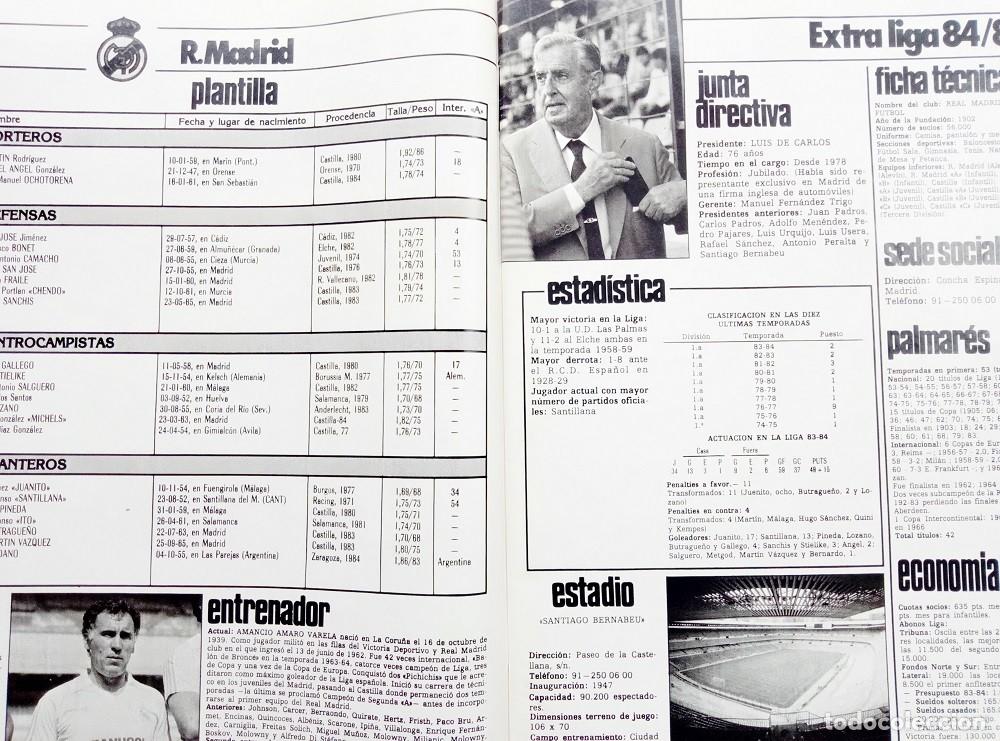 Coleccionismo deportivo: DON BAL&Oacute;N. &rdquo;EXTRA LIGA 84/85&rdquo;. / ESP-064-4 - Foto 5
