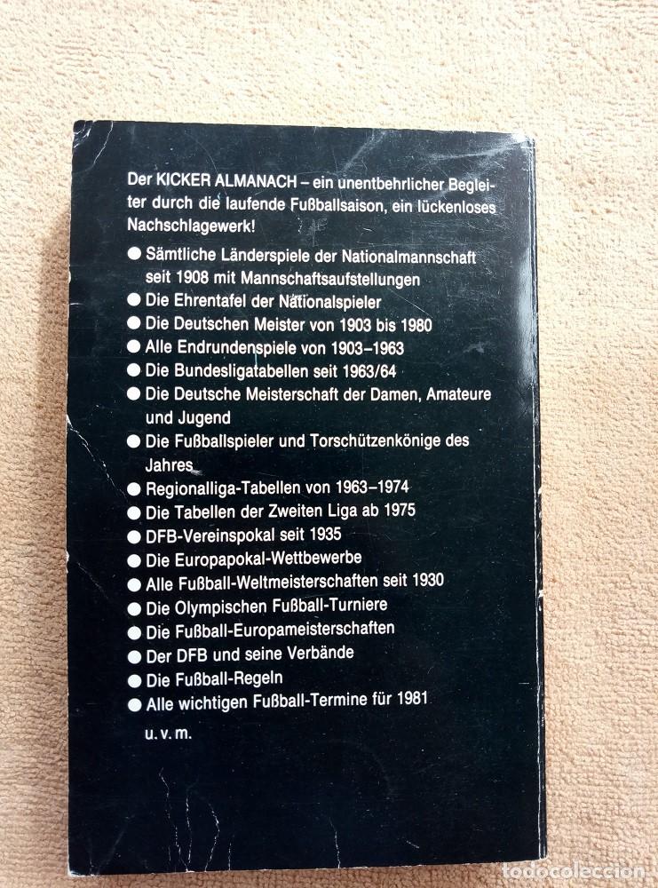 Coleccionismo deportivo: KICKER. &ldquo;ALMANACH 1981&rdquo;. / GER-041 - Foto 2