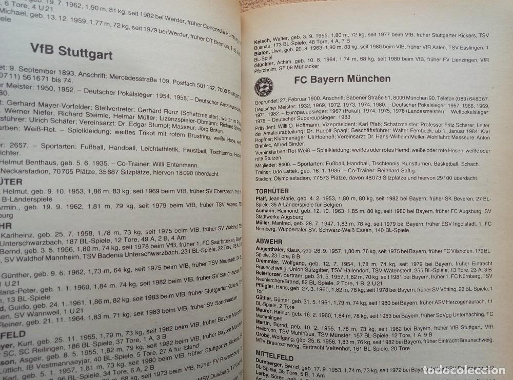 Coleccionismo deportivo: KICKER. &ldquo;ALMANACH 1984&rdquo;. / GER-044 - Foto 9