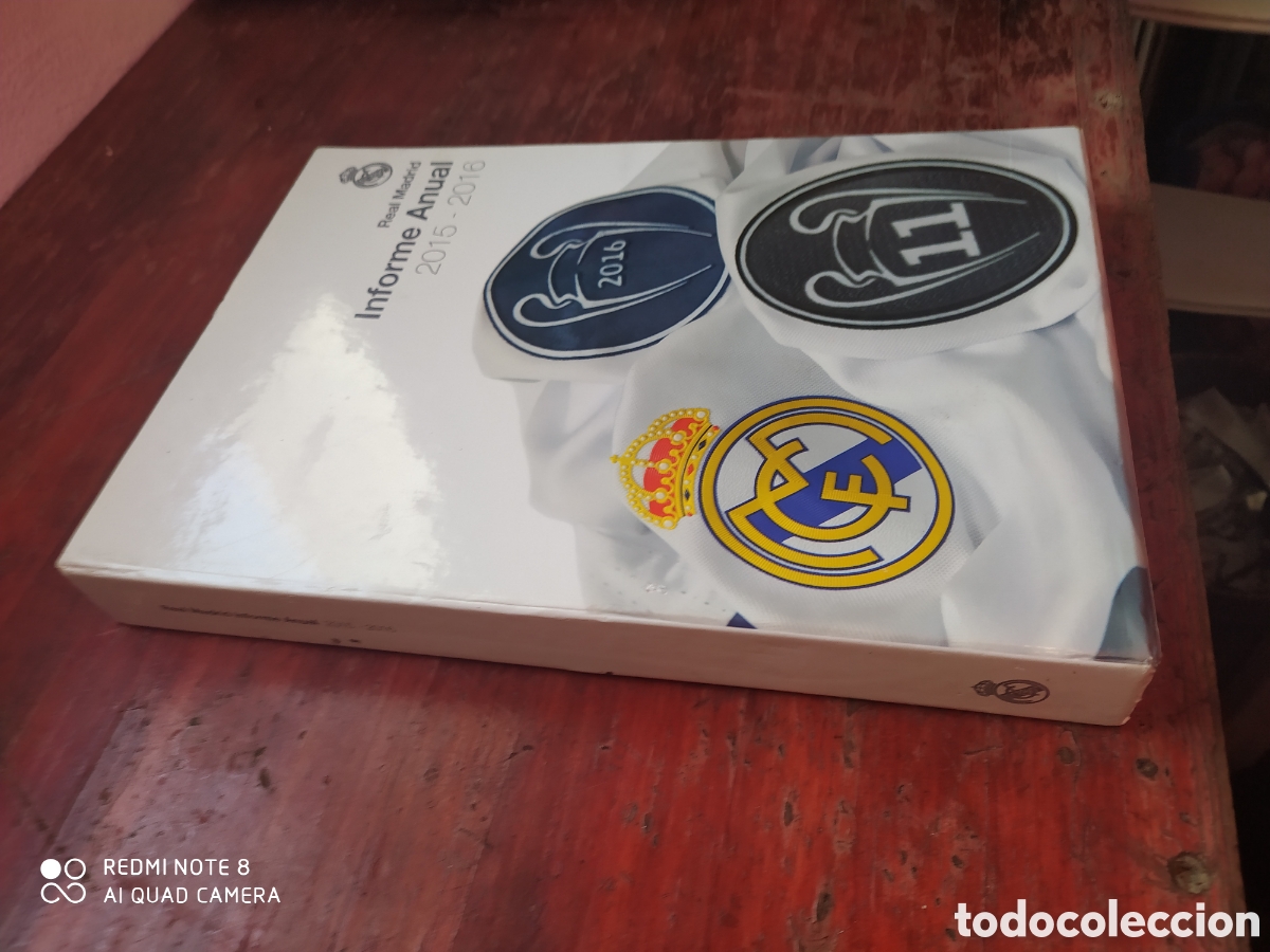 Coleccionismo deportivo: Estuche libros Real Madrid. Informe anual 2015-2016 - Foto 3