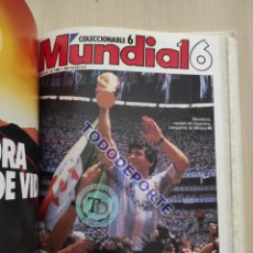 Coleccionismo deportivo: 6 REVISTAS DIARIO 16 COLECCIONABLE MUNDIAL MEXICO 86 - GUIA WORLD CUP 1986 GUIDE MARADONA ARGENTINA