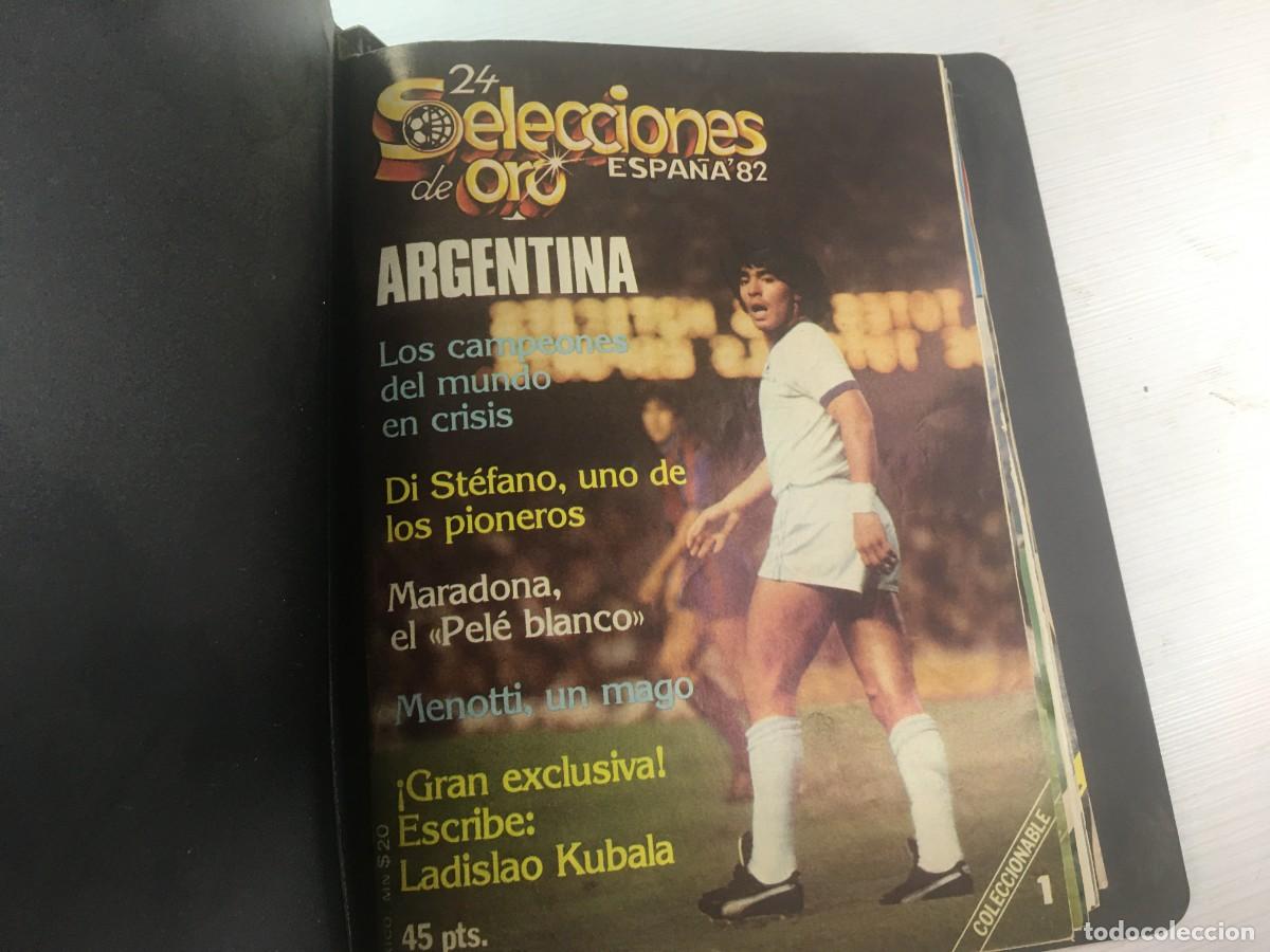 Coleccionismo deportivo: 24 SELECCIONES DE ORO ESPA&Ntilde;A 82 - DEL 1 AL 20 - Foto 2