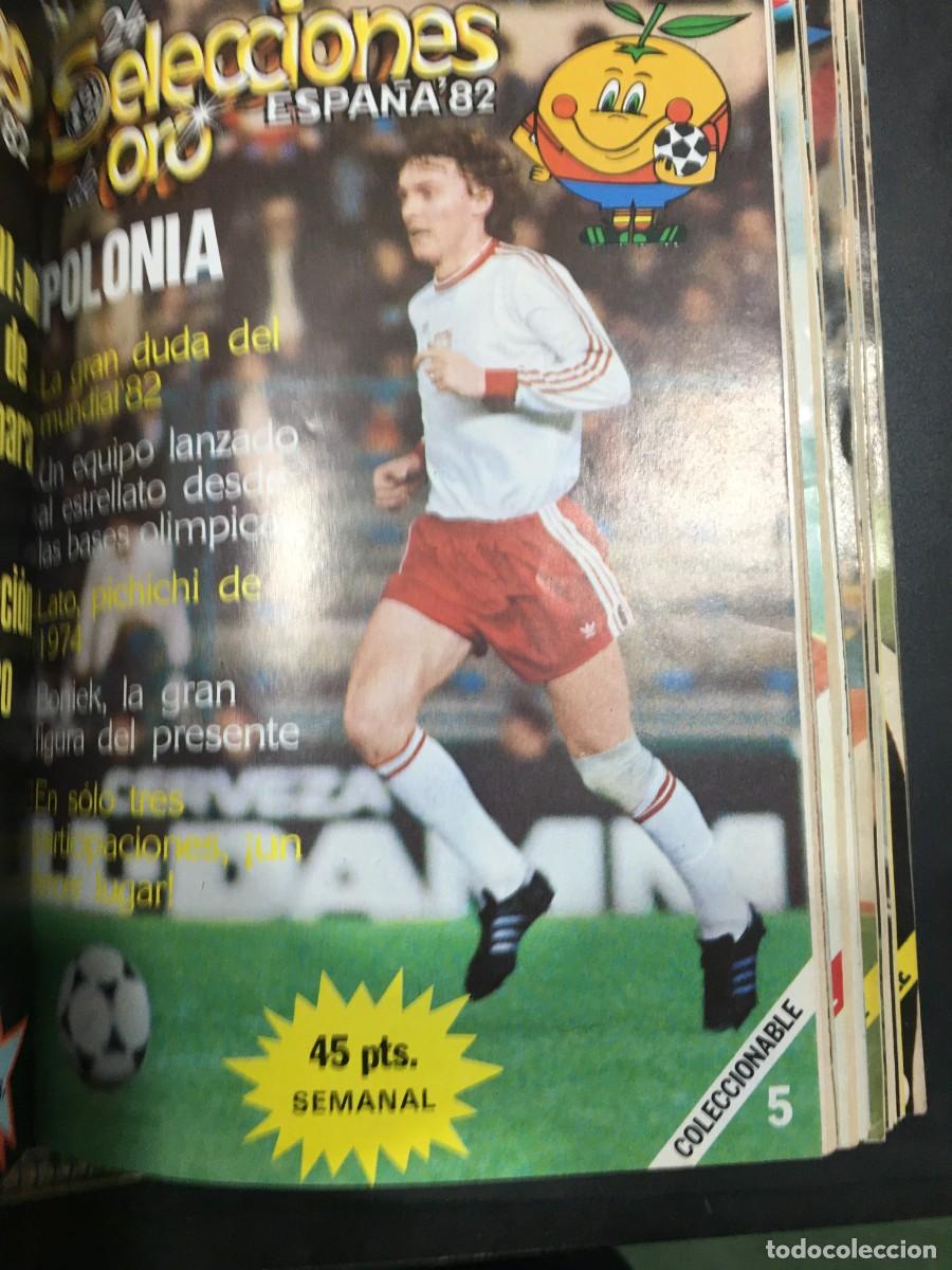 Coleccionismo deportivo: 24 SELECCIONES DE ORO ESPA&Ntilde;A 82 - DEL 1 AL 20 - Foto 8