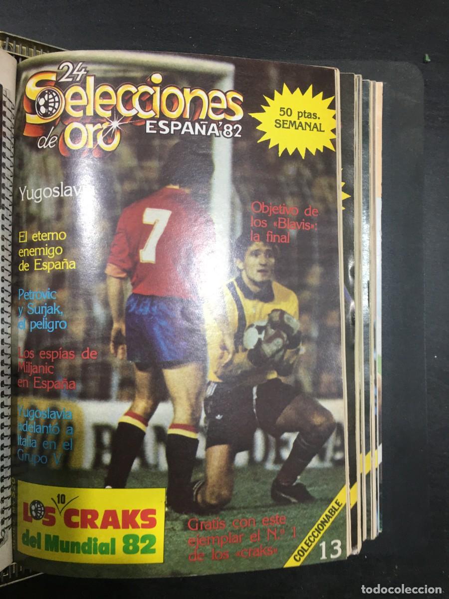 Coleccionismo deportivo: 24 SELECCIONES DE ORO ESPA&Ntilde;A 82 - DEL 1 AL 20 - Foto 16