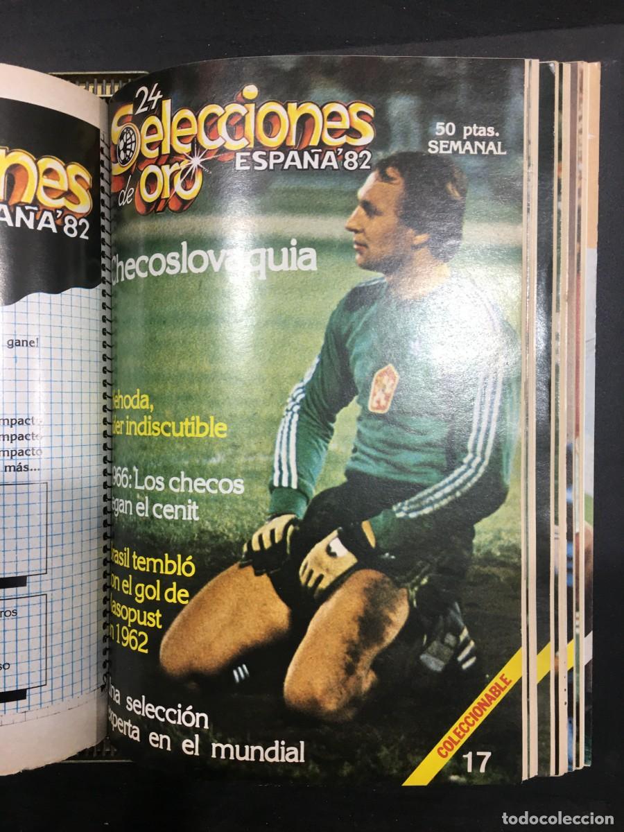 Coleccionismo deportivo: 24 SELECCIONES DE ORO ESPA&Ntilde;A 82 - DEL 1 AL 20 - Foto 20