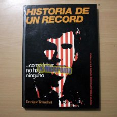 Coleccionismo deportivo: IRIBAR ATHLETIC BILBAO HISTORIA DE UN RECORD SELECCION ESPAÑOL ATH