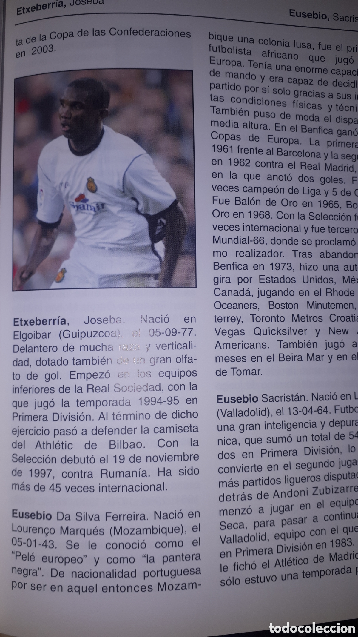 Coleccionismo deportivo: F&Uacute;TBOL DE LA &rdquo;A a la Z&rdquo; JOAN VALLS - Foto 2
