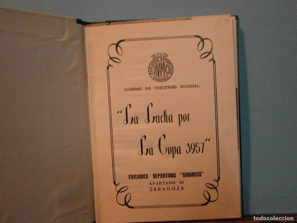 Coleccionismo deportivo: libro original la lucha por la copa 1957 - Foto 2