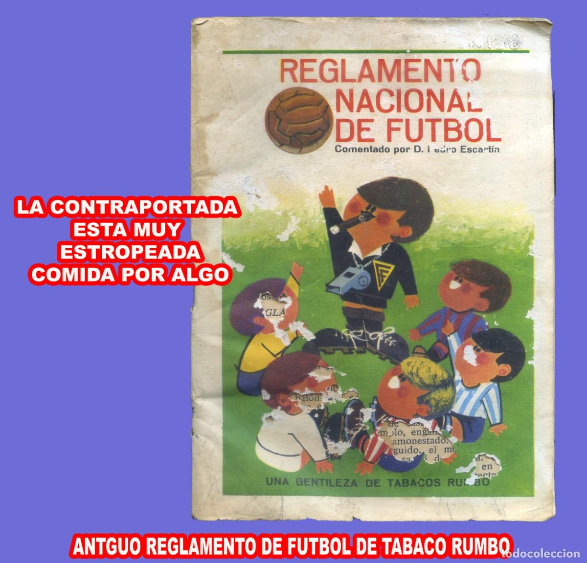 Coleccionismo deportivo: REGLAMENTO ANTIGUO DE FUTBOL - Foto 1