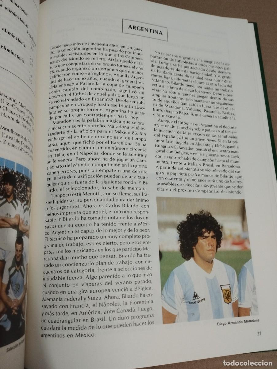 Coleccionismo deportivo: EL MUNDIAL AZTECA. MEXICO 86 - Foto 5