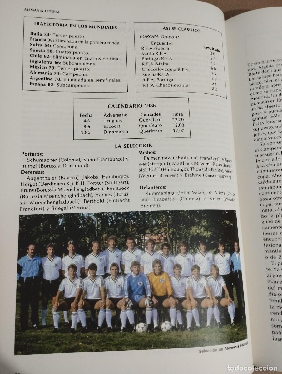 Coleccionismo deportivo: EL MUNDIAL AZTECA. MEXICO 86 - Foto 7