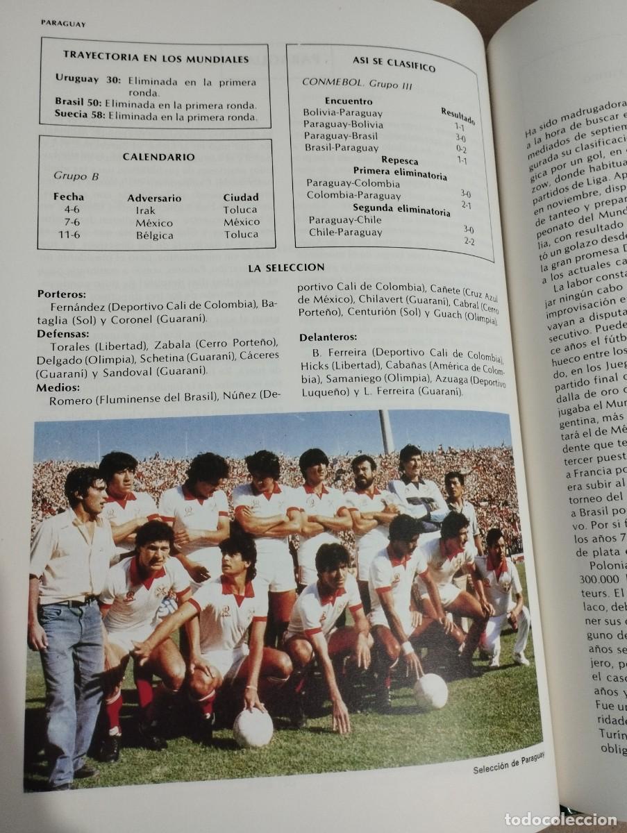Coleccionismo deportivo: EL MUNDIAL AZTECA. MEXICO 86 - Foto 10
