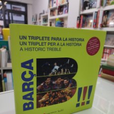 Collezionismo sportivo: BARCELONA BARÇA. UN TRIPLETE PARA LA HISTORIA MIGUEL RUIZ/JOAN JOSEP PALLÀS CARTONÉ FUTBOL PERFECTO
