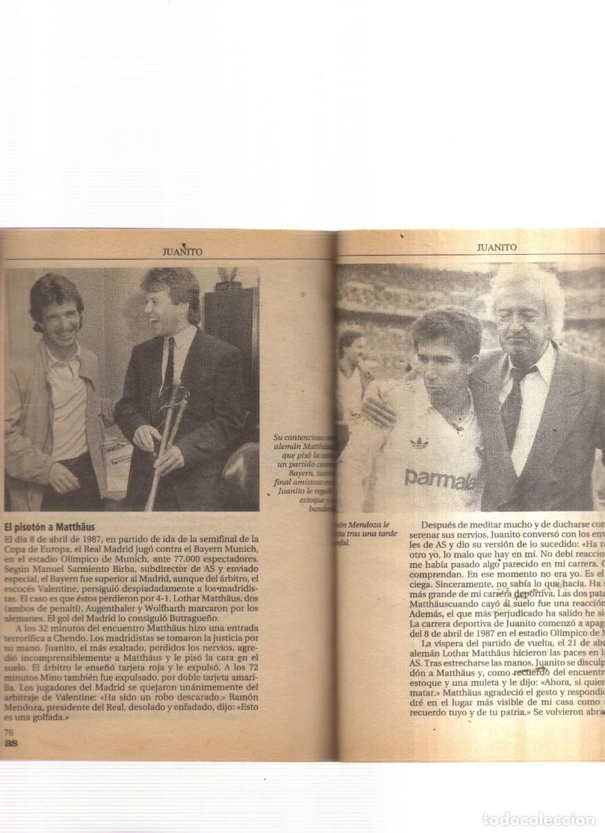Coleccionismo deportivo: JUANITO TODO CORAZON AS - Foto 3