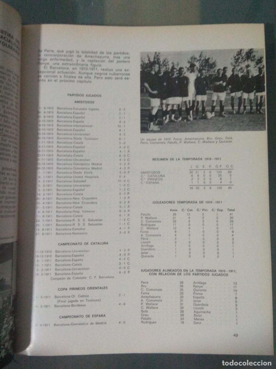 Coleccionismo deportivo: BAR&Ccedil;A, BAR&Ccedil;A, BAR&Ccedil;A. HISTORIA DEL C. DE F. BARCELONA. - Foto 4