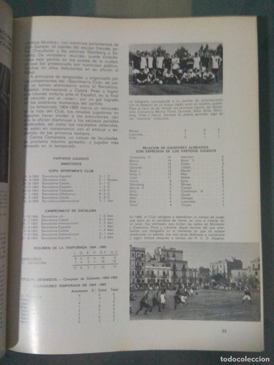 Coleccionismo deportivo: BAR&Ccedil;A, BAR&Ccedil;A, BAR&Ccedil;A. HISTORIA DEL C. DE F. BARCELONA. - Foto 6