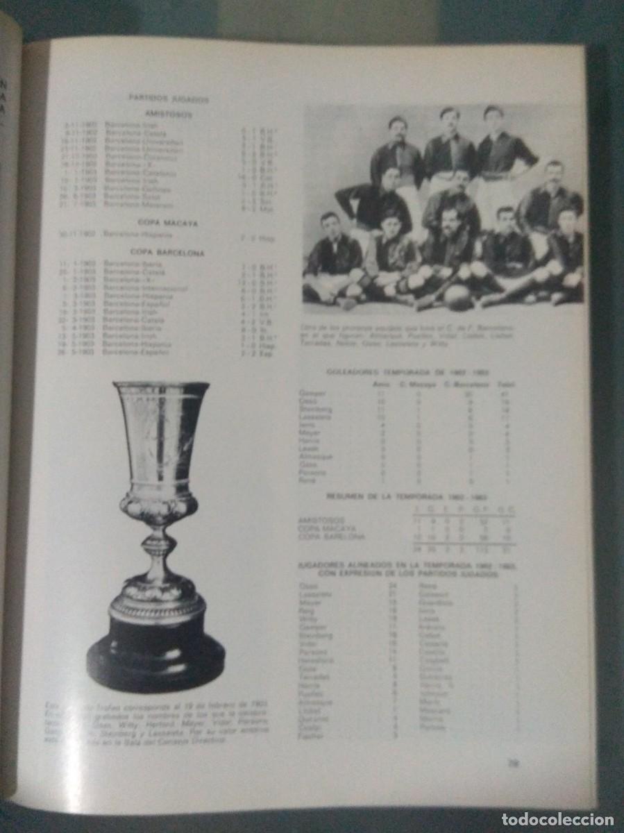 Coleccionismo deportivo: BAR&Ccedil;A, BAR&Ccedil;A, BAR&Ccedil;A. HISTORIA DEL C. DE F. BARCELONA. - Foto 7