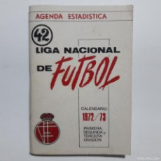 Collezionismo sportivo: AGENDA ESTADISTICA LIGA FUTBOL 1972 1973 72 73