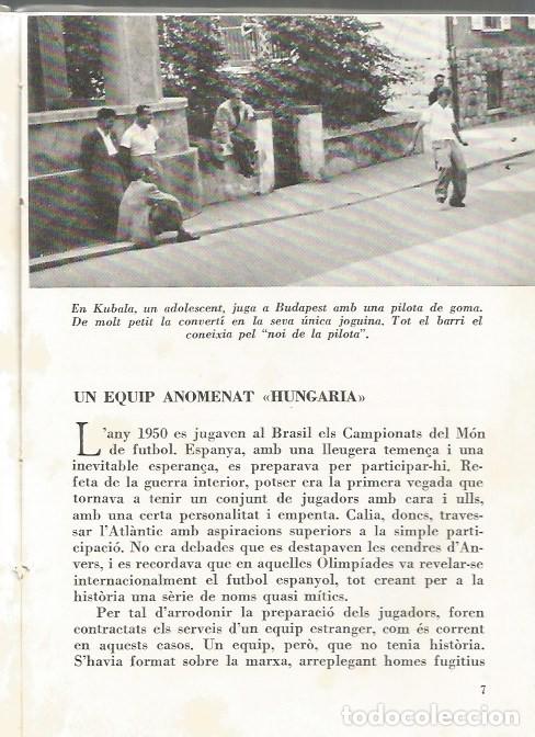 Coleccionismo deportivo: KUBALA UN BARCELON&Iacute; DE BUDAPEST-MANUEL I ESCOFET - Foto 4