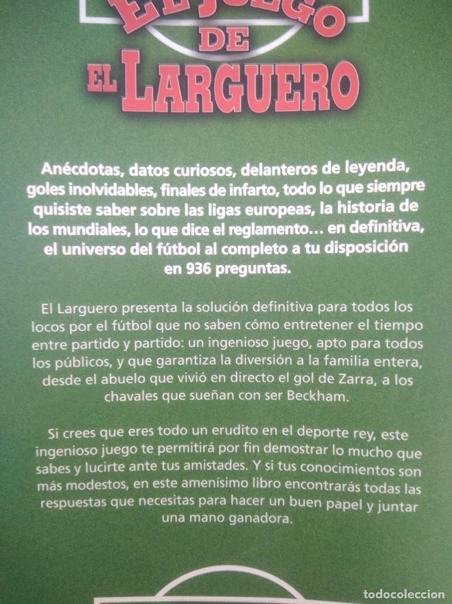 Coleccionismo deportivo: Libro El Juego de el Larguero- Ser - Foto 4