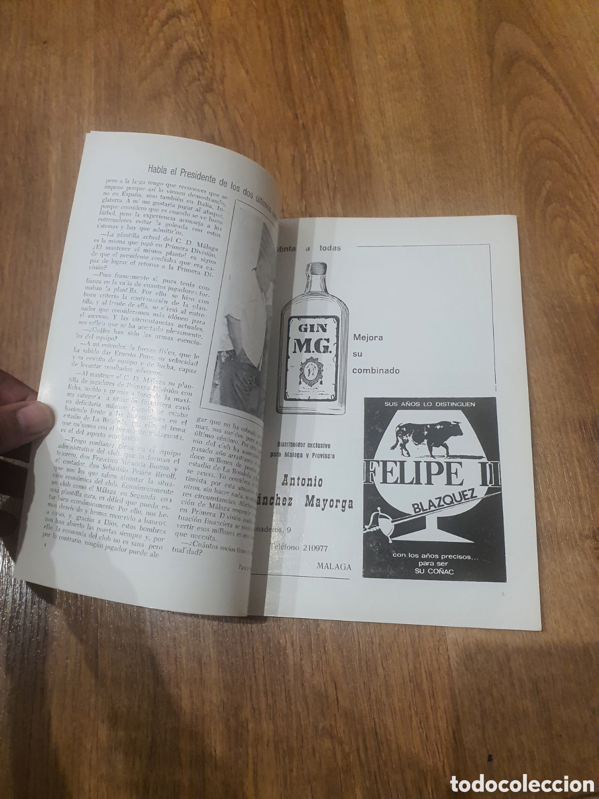 Coleccionismo deportivo: revista malaga cf en primera divisi&oacute;n 1967 - Foto 2