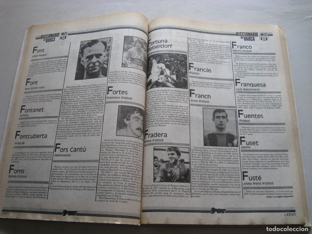 Coleccionismo deportivo: DICCIONARIO DEL BAR&Ccedil;A - Foto 4
