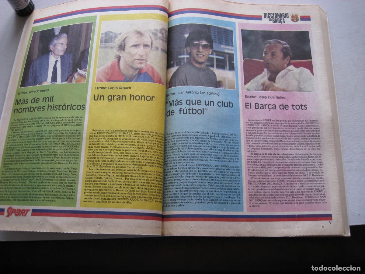 Coleccionismo deportivo: DICCIONARIO DEL BAR&Ccedil;A - Foto 7