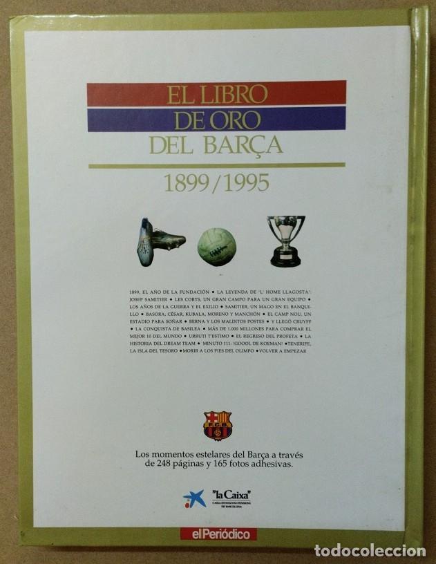 Coleccionismo deportivo: El Libro de Oro del Bar&ccedil;a. 1899-1995 - Foto 2