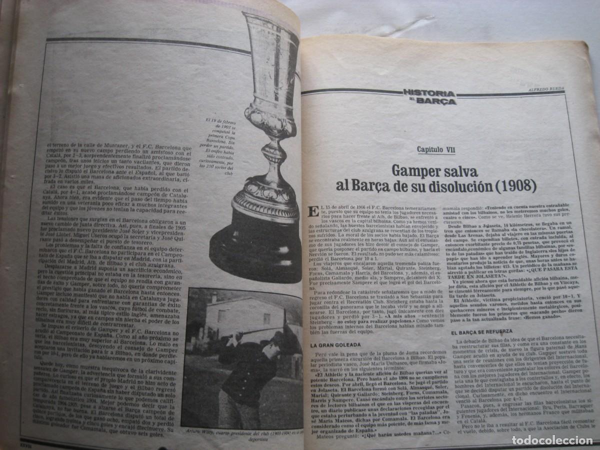 Coleccionismo deportivo: HISTORIA DEL BAR&Ccedil;A 1899-1983 - Foto 6