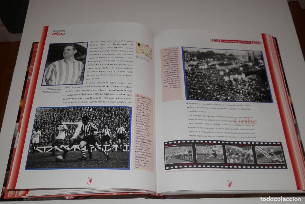 Coleccionismo deportivo: ATHLETIC CLUB DE BILBAO - EL LIBRO DE ORO - Foto 4