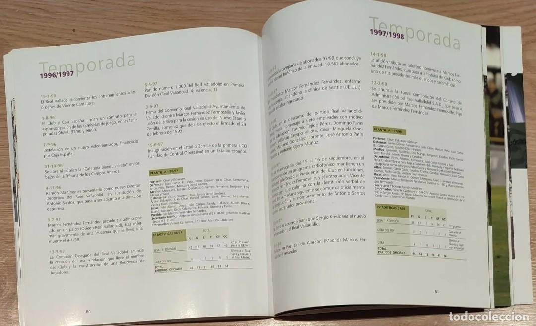 Coleccionismo deportivo: Libro Historia Real Valladolid - Foto 2