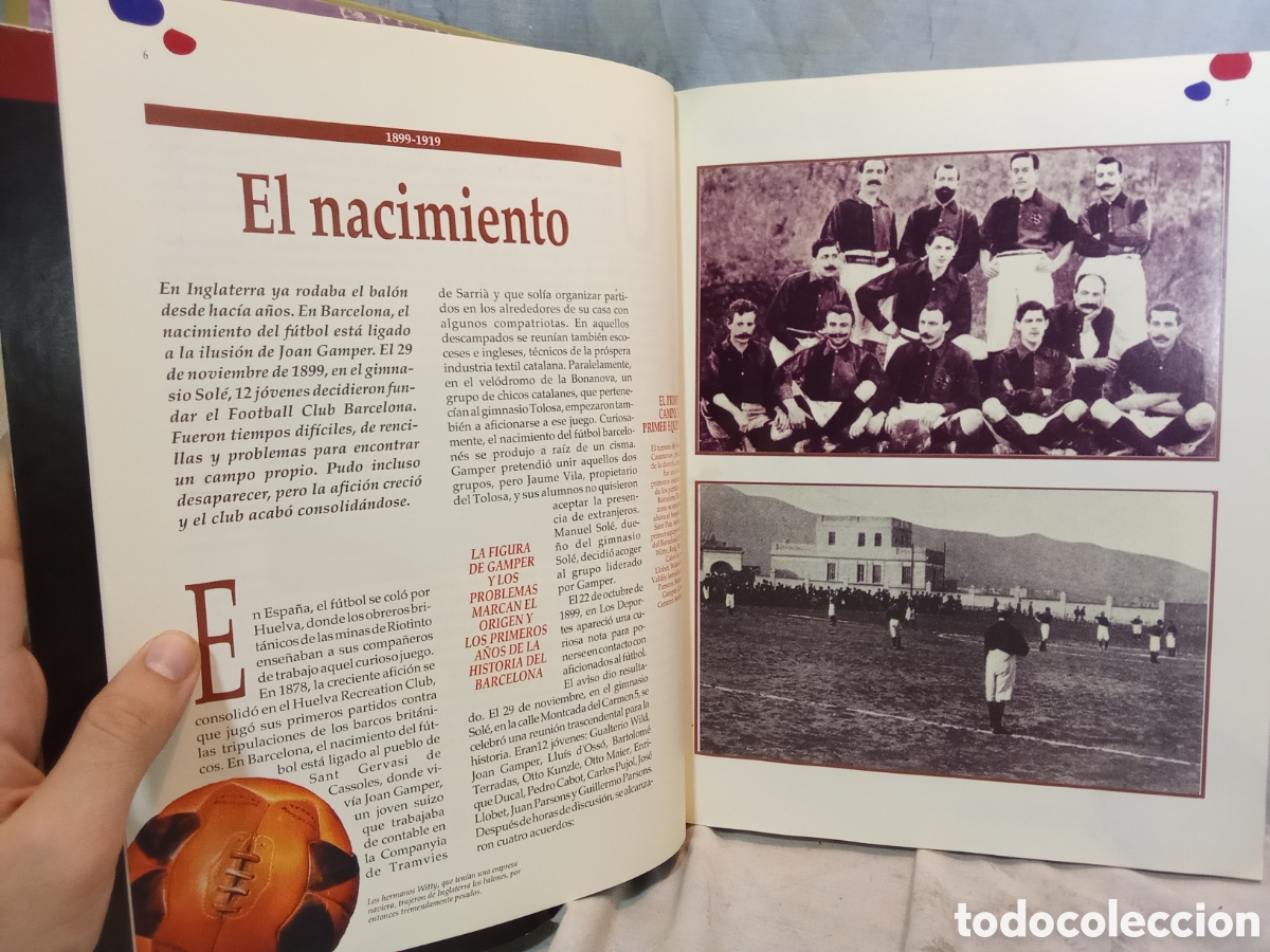 Coleccionismo deportivo: EL LIBRO DE ORO DEL BAR&Ccedil;A DE EL PERI&Oacute;DICO - Foto 5