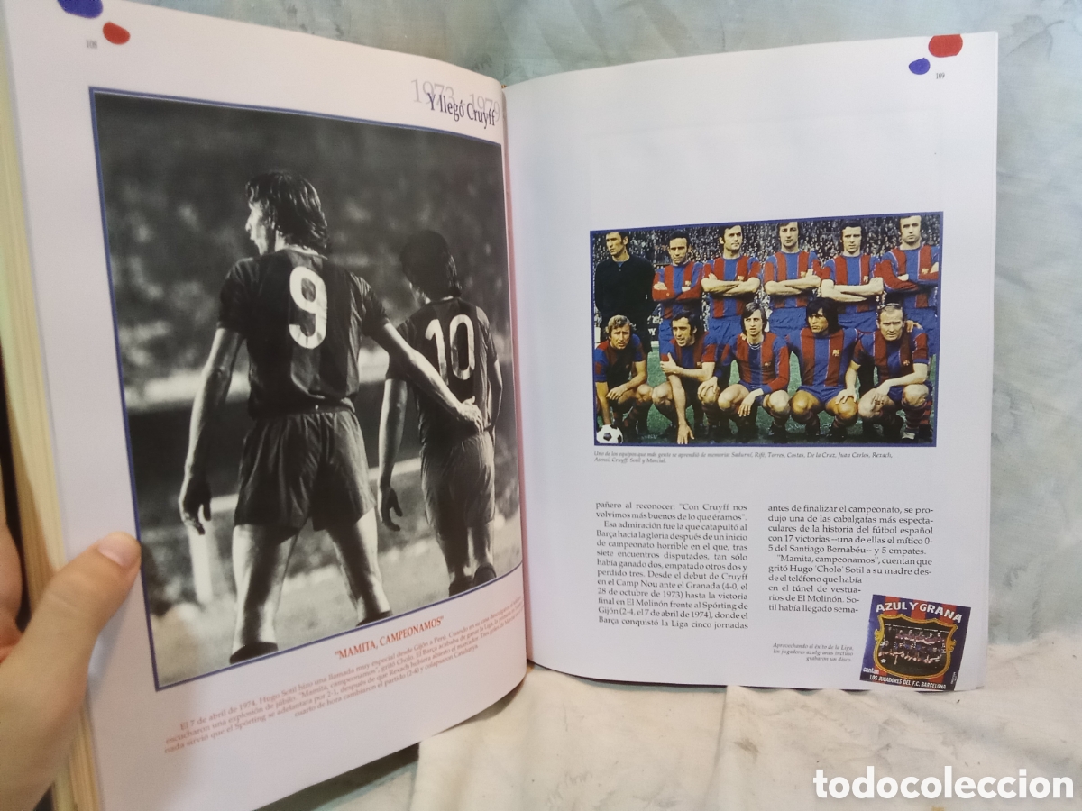Coleccionismo deportivo: EL LIBRO DE ORO DEL BAR&Ccedil;A DE EL PERI&Oacute;DICO - Foto 8