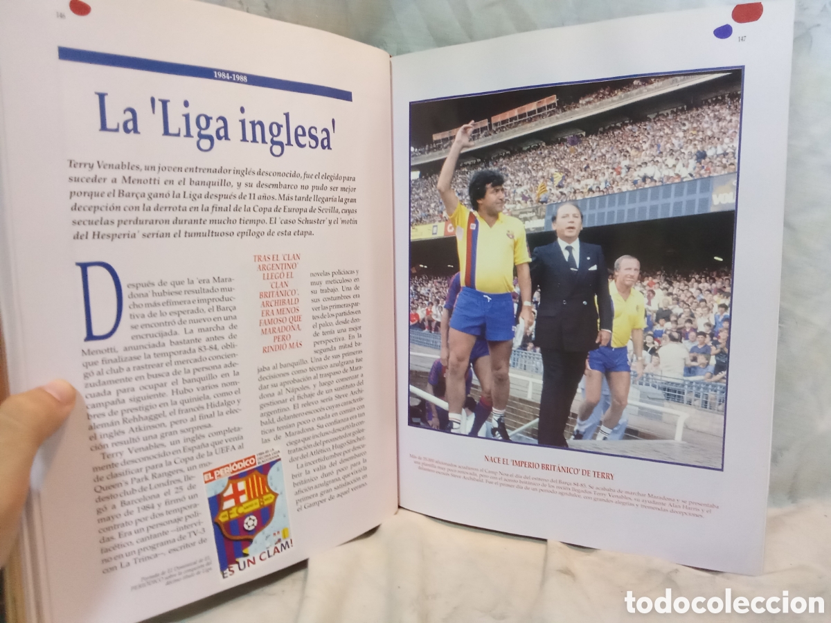 Coleccionismo deportivo: EL LIBRO DE ORO DEL BAR&Ccedil;A DE EL PERI&Oacute;DICO - Foto 9