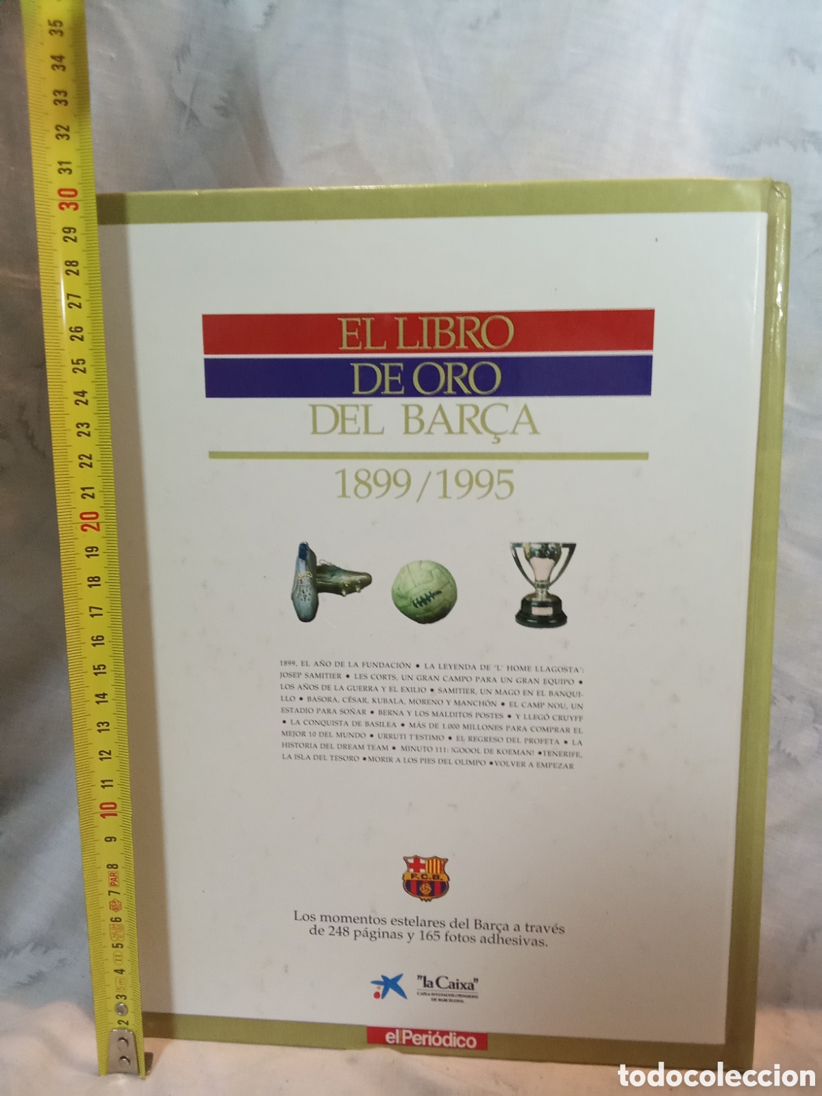 Coleccionismo deportivo: EL LIBRO DE ORO DEL BAR&Ccedil;A DE EL PERI&Oacute;DICO - Foto 12