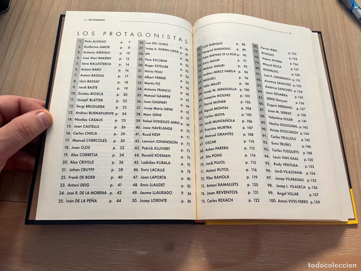 Coleccionismo deportivo: Ik4. LIBRO 100 OPINIONES DEL BAR&Ccedil;A - Foto 2