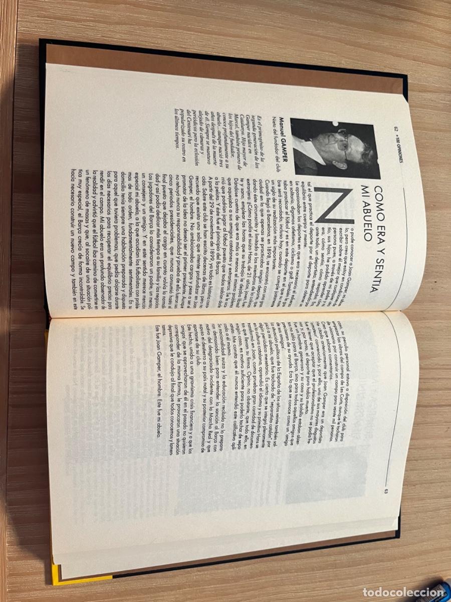 Coleccionismo deportivo: Ik4. LIBRO 100 OPINIONES DEL BAR&Ccedil;A - Foto 3