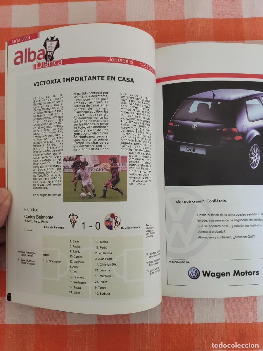 Coleccionismo deportivo: Anuario del Albacete Balompi&eacute;, 2000 - 2001 - Foto 2