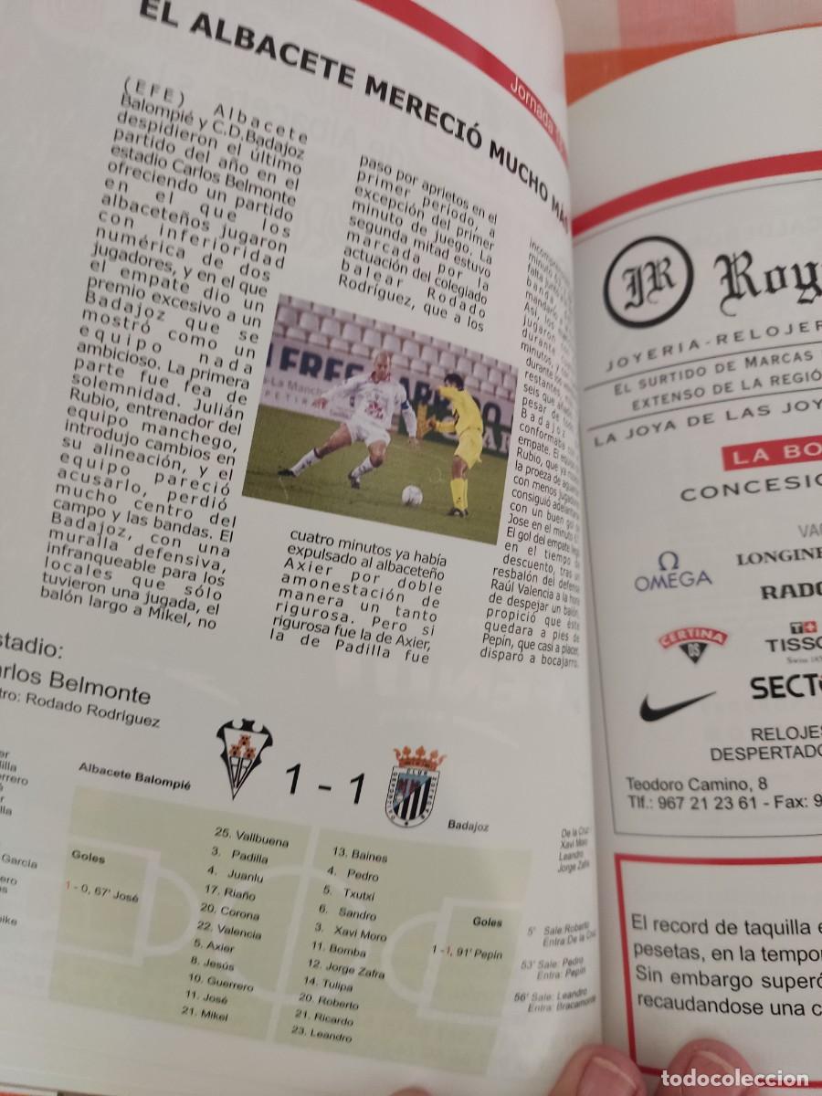 Coleccionismo deportivo: Anuario del Albacete Balompi&eacute;, 2000 - 2001 - Foto 3