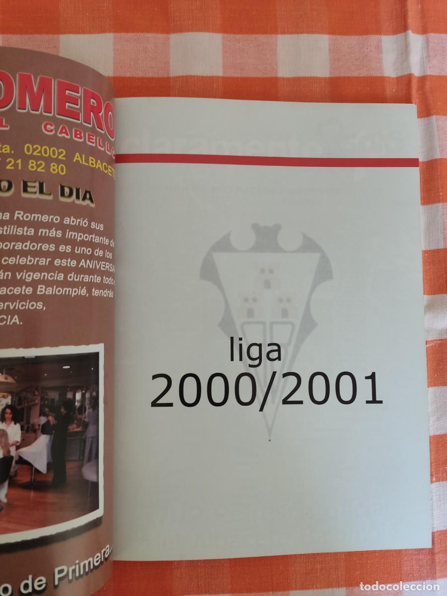 Coleccionismo deportivo: Anuario del Albacete Balompi&eacute;, 2000 - 2001 - Foto 4