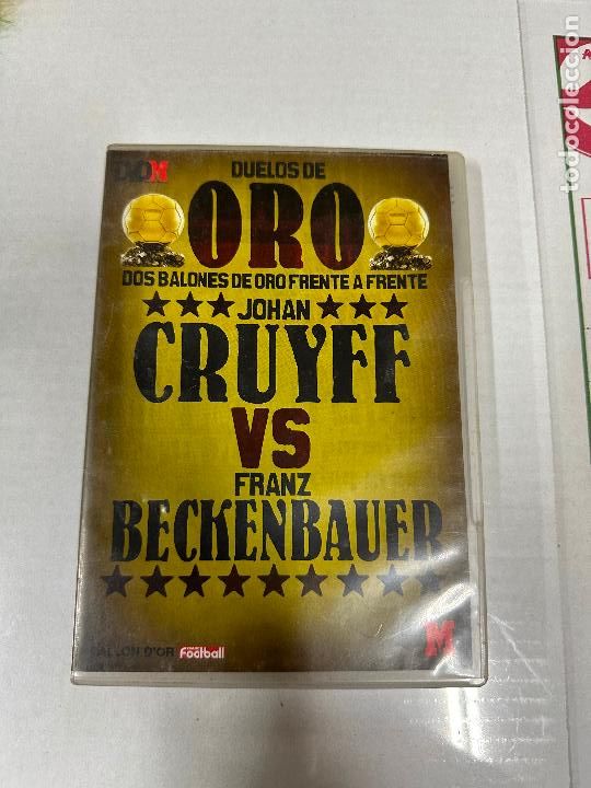 Coleccionismo deportivo: DVD Duelos de oro Cruyff VS Beckembauer - Foto 1