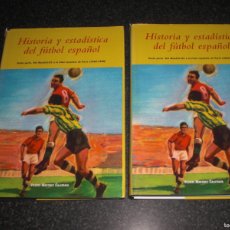 Coleccionismo deportivo: HISTORIA Y ESTADISTICA DEL FÚTBOL ESPAÑOL 6ª PARTE. DEL MUNDIAL A PARÍS (1982-2000) (2 TOMOS)