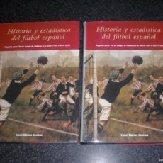 Coleccionismo deportivo: HISTORIA Y ESTADISTICA DEL FÚTBOL ESPAÑOL 2ª PARTE. AMBERES A LA GUERRA CIVIL (1920-1939) (2 TOMOS)
