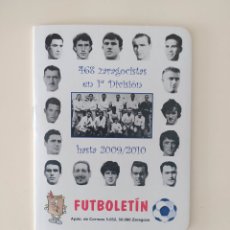 Coleccionismo deportivo: FUTBOLETIN REAL ZARAGOZA 2009-10