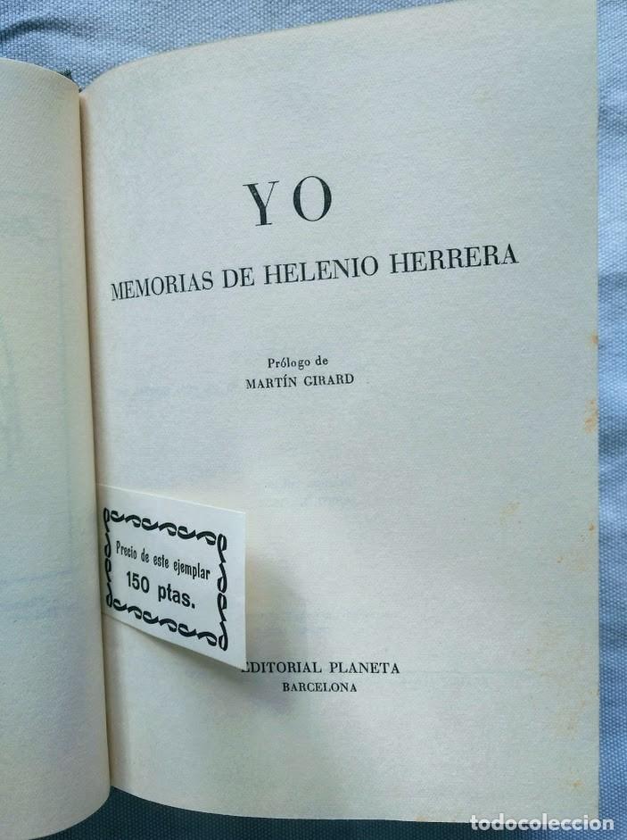 Coleccionismo deportivo: Yo. Helenio Herrera. Bar&ccedil;a. 1962. - Foto 2