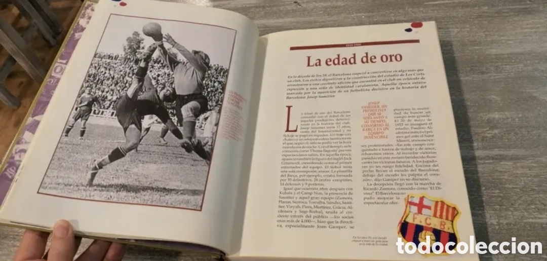 Coleccionismo deportivo: El libro de oro del Bar&ccedil;a 1899 - 1995 Completo Todos los cromos - Foto 3
