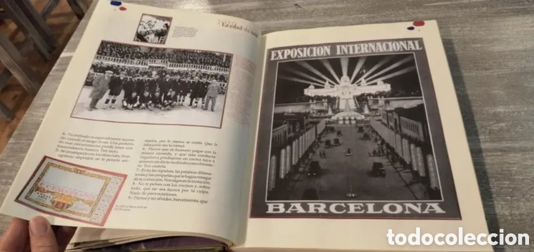 Coleccionismo deportivo: El libro de oro del Bar&ccedil;a 1899 - 1995 Completo Todos los cromos - Foto 4