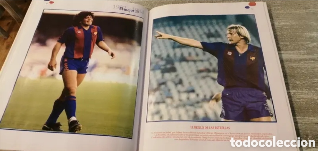 Coleccionismo deportivo: El libro de oro del Bar&ccedil;a 1899 - 1995 Completo Todos los cromos - Foto 9