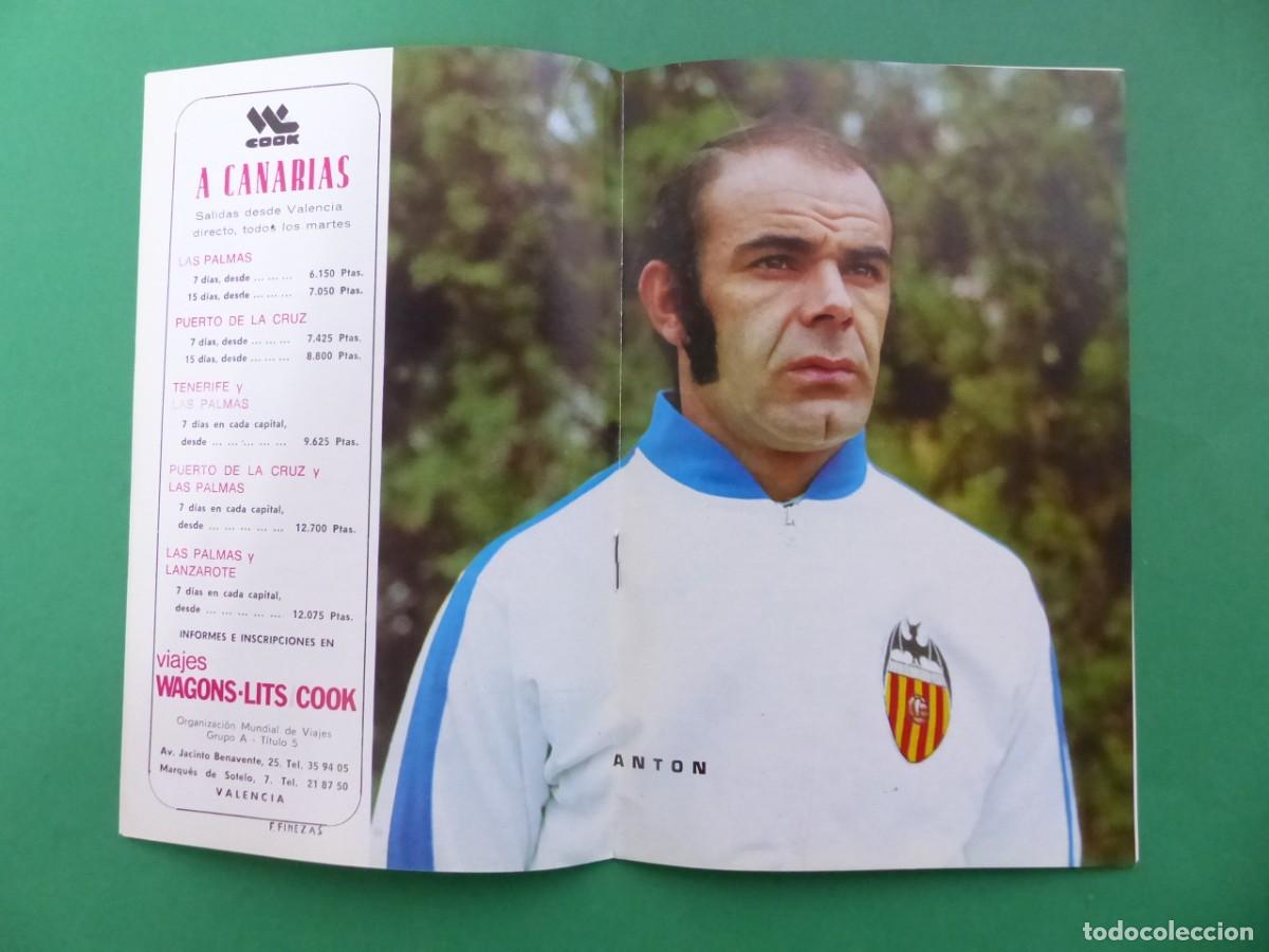 Coleccionismo deportivo: PROGRAMA OFICIAL, VALENCIA C.F.-R.C.D. CORU&Ntilde;A, A&Ntilde;O 1973, (REF.: 35) - Foto 2
